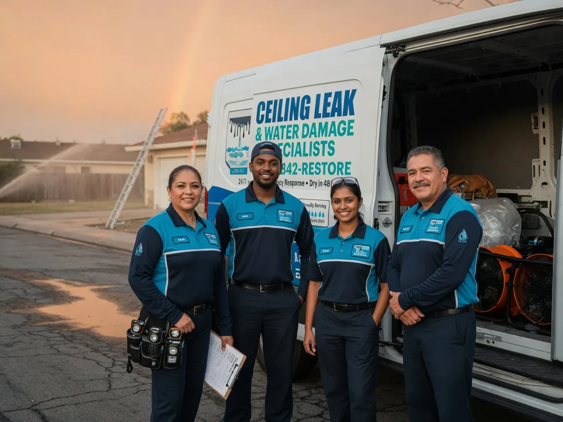 Ceiling Leak Cleanup company in Golden, IL