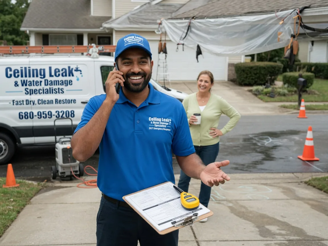 Ceiling Leak Cleanup Golden, IL FAQs